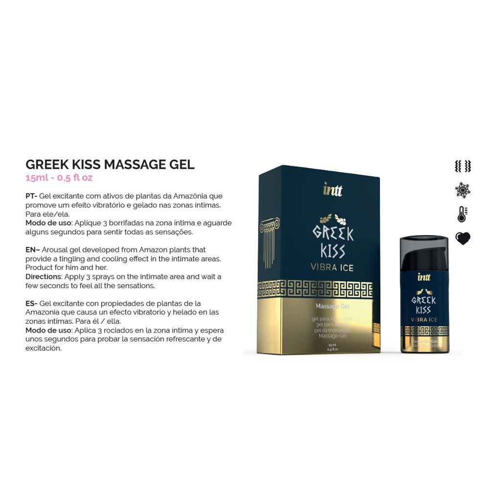 INTT GREEK KISS COOLING KISSABLE ANAL GEL STIMOLANTE ANALE 15 ML