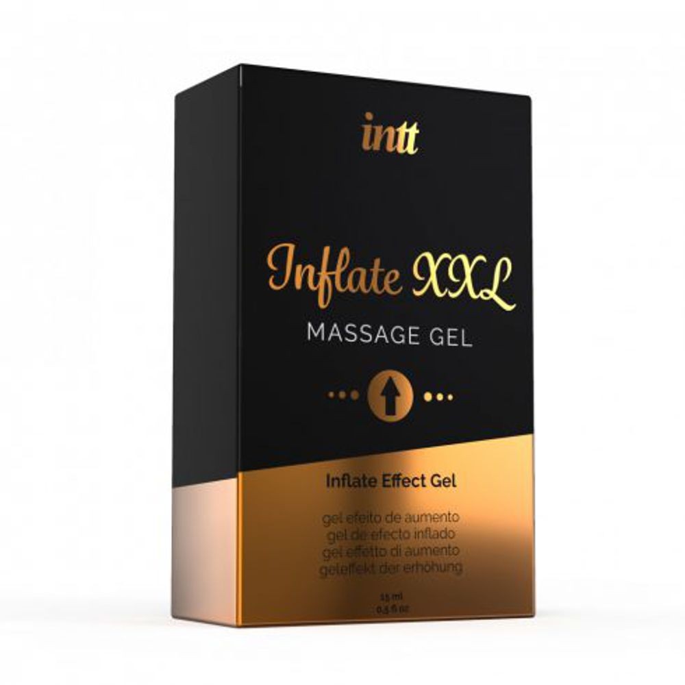 INTT INFLATE XXL ERECTION ENHANCER GEL STIMOLANTE ERETTIVO UOMO EREZIONE PENE 15 ML