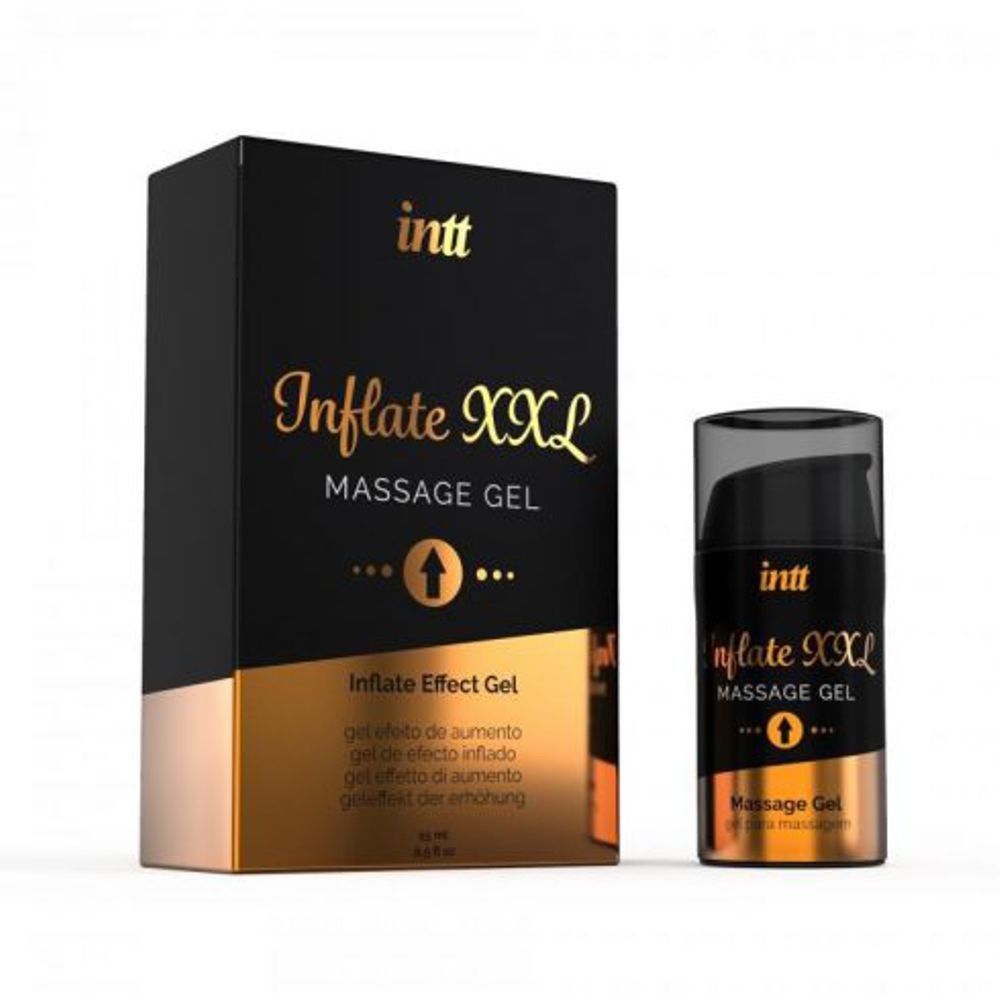 INTT INFLATE XXL ERECTION ENHANCER GEL STIMOLANTE ERETTIVO UOMO EREZIONE PENE 15 ML