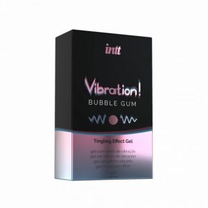 INTT VIBRATION BUBBLEGUM VIBRATORE LIQUIDO GEL AROMA CHEWINGUM 15 ML