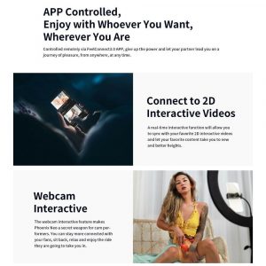 SVAKOM PHOENIX NEO CONNEXION SERIES APP CONTROLLED GIOCO DI COPPIA USB