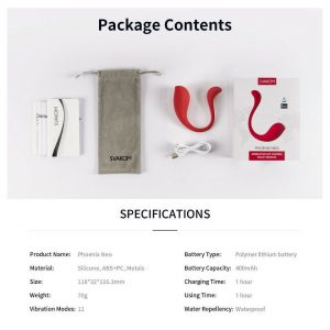 SVAKOM PHOENIX NEO CONNEXION SERIES APP CONTROLLED GIOCO DI COPPIA USB