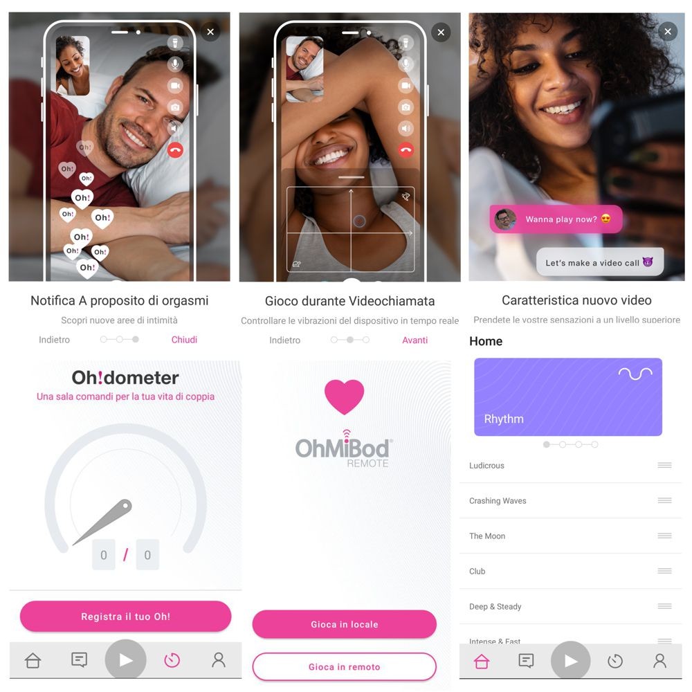 MUTANDINA OHMIBOD CLUB VIBE 2.0H CON STIMOLATORE WIRELESS