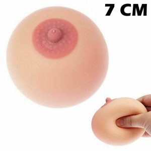 SENO TETTA ANTISTRESS IN PVC MORBIDO DIAMETRO 7 CM