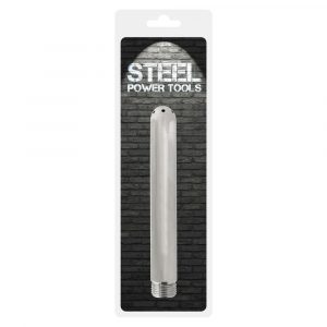 STEEL POWER TOOLS SHOWER STEEL DOCCIA ANALE IN ACCIAIO INOSSIDABILE SICURO PER IL CORPO CON ATTACCO UNIVERSALE