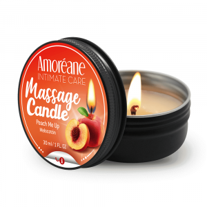 AMORÉANE-MED MASSAGE CANDLE PEACH ME UP CANDELA DA MASSAGGIO ARTIGIANALE