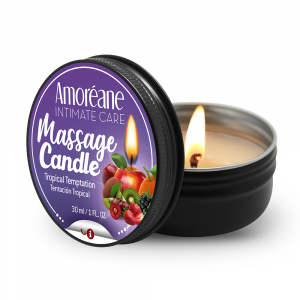AMORÉANE-MED MASSAGE CANDLE TROPICAL TEMPTATION CANDELA DA MASSAGGIO ARTIGIANALE