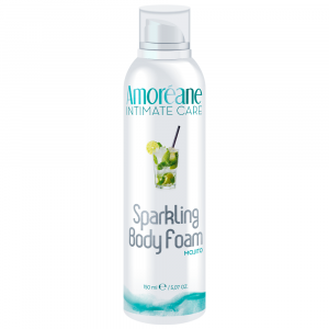 AMORÉANE-MED SPARKLING BODY FOAM MOJITO 150 ML MOUSSE SCHIUMA DA MASSAGGIO IDRATANTE TONIFICANTE