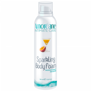 AMORÉANE-MED SPARKLING BODY FOAM PASSIONFRUIT DAQUIRI 150 ML MOUSSE SCHIUMA DA MASSAGGIO IDRATANTE TONIFICANTE