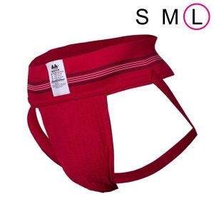Original Jock Collection - 3" Red – L MUTANDINE UOMO GAY APERTE DIETRO IN MISTO COTONE NYLON ELASTANE COLORE ROSSO TAGLIA L