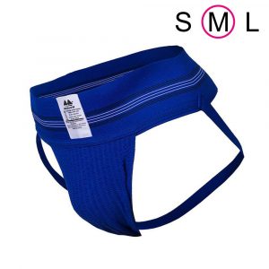 Original Jock Collection - 3" Blue – M MUTANDINE UOMO GAY APERTE DIETRO IN MISTO COTONE NYLON ELASTANE COLORE BLU TAGLIA M