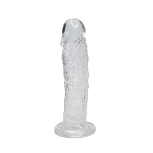 ALIVE EMPIRE DILDO IN TPE TRASPARENTE SICURO PER IL CORPO CM 19,3 X 4,3