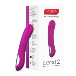 KIIROO VIBRATORE TELEDILDONICO PEARL 2 VIOLA PUNTO G IN SILICONE RICARICABILE CONNESSO