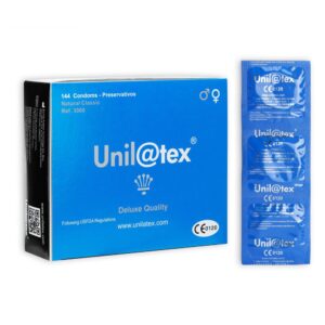 UNILATEX PRESERVATIVI TRASPARENTI NATURALI 144 PZ 54mm