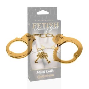 PD398727 MANETTE FETISH METAL CUFFS GOLD