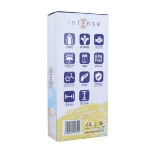 D-215133 VIBRATORE DESIGN SILICONE MORBIDO IMPERMEABILE ERGONOMICO FLESSIBILE CM 18,7 X 3,5