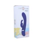 D-215135 VIBRATORE DESIGN SILICONE MORBIDO IMPERMEABILE CM 18,9 X 3,4 STIMOLATORE CLITORIDE RABBIT ERGONOMICO FLESSIBILE