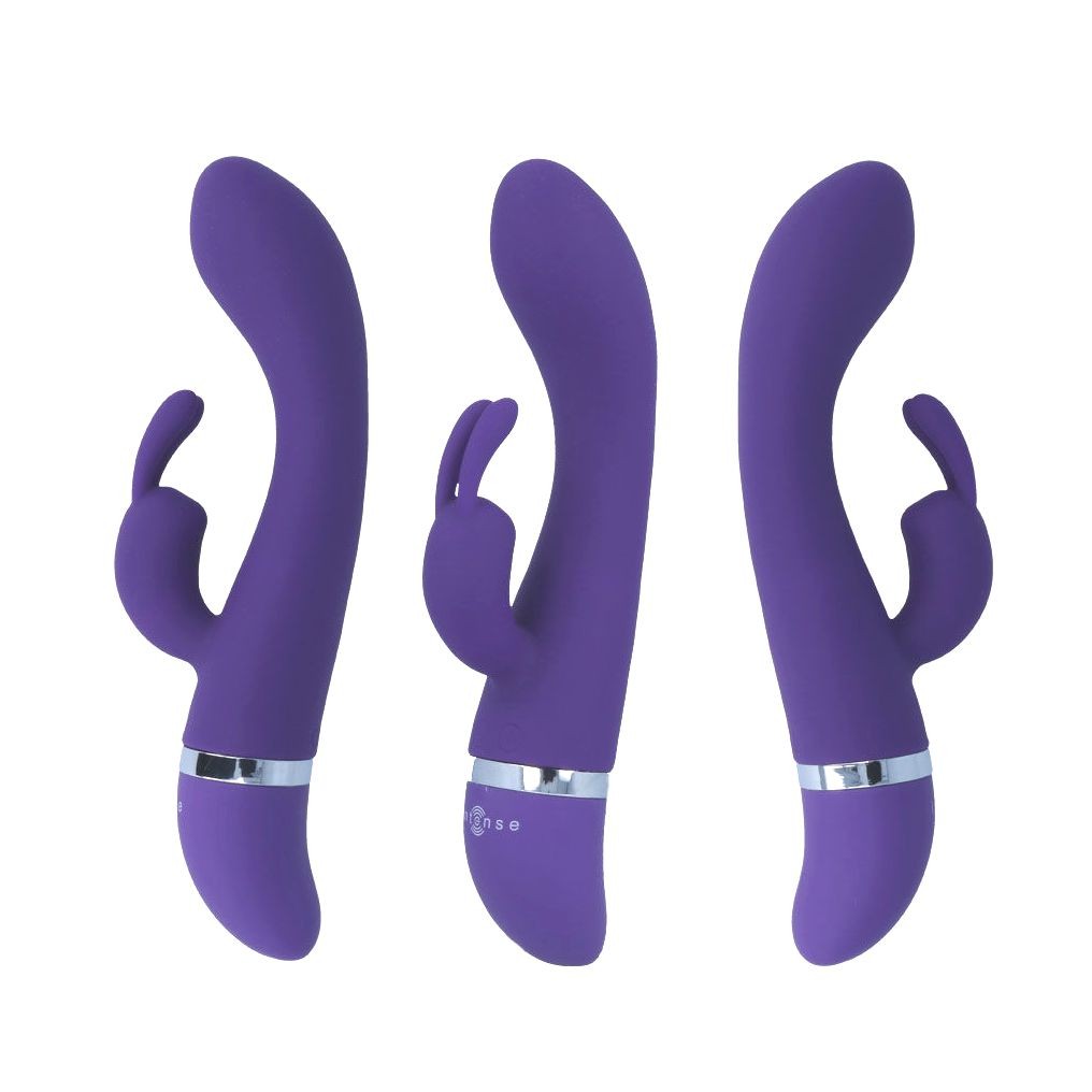 D-215135 VIBRATORE DESIGN SILICONE MORBIDO IMPERMEABILE CM 18,9 X 3,4 STIMOLATORE CLITORIDE RABBIT ERGONOMICO FLESSIBILE