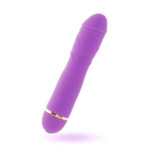 D-216076 VIBRATORE DESIGN SILICONE MORBIDO IMPERMEABILE ERGONOMICO FLESSIBILE CM 18 X 3,5