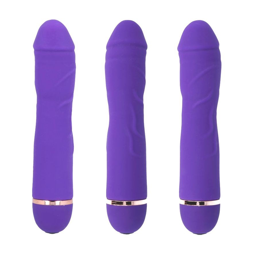 D-216076 VIBRATORE DESIGN SILICONE MORBIDO IMPERMEABILE ERGONOMICO FLESSIBILE CM 18 X 3,5