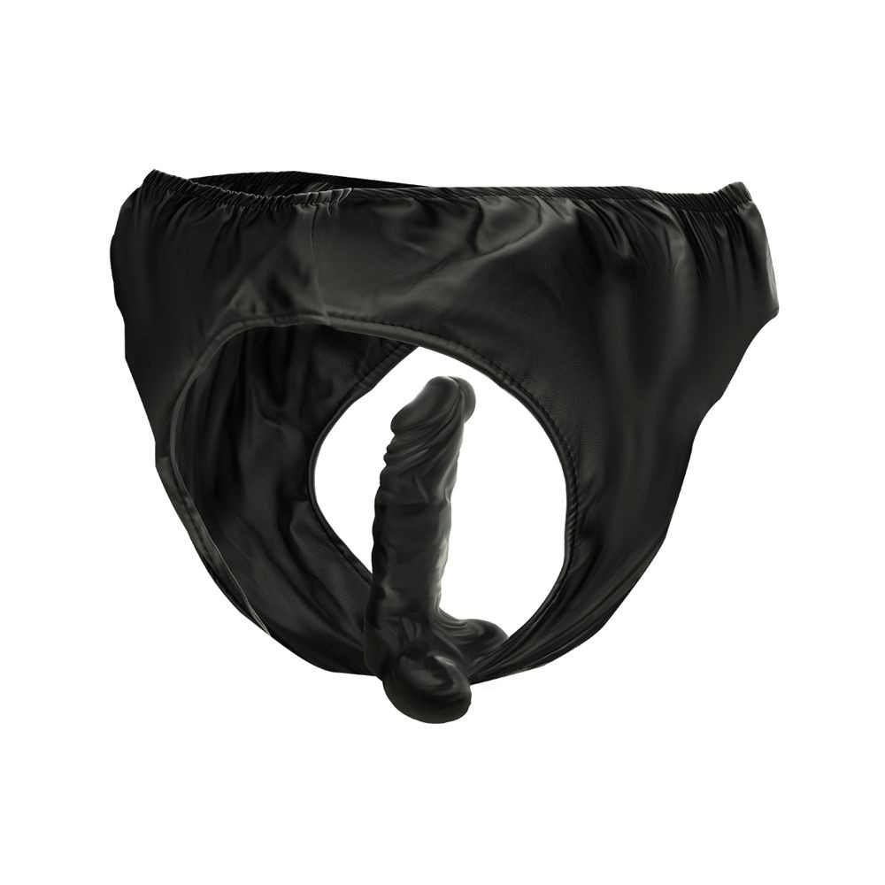 D-194523 ULTRA HARNESS REALISTIC RED STRAP ON FALLO INDOSSABILE PVC ROSSO 19 CM