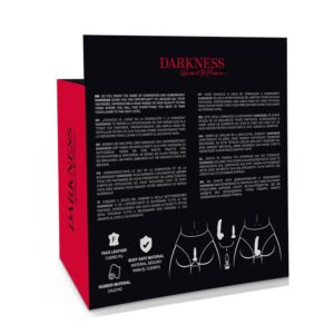 D-194523 ULTRA HARNESS REALISTIC RED STRAP ON FALLO INDOSSABILE PVC ROSSO 19 CM