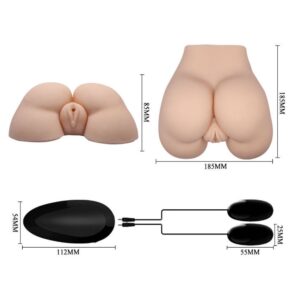 D-214857 CRAZY BULL - REALISTIC ANUS AND VAGINA WITH VIBRATION POSTURE 5