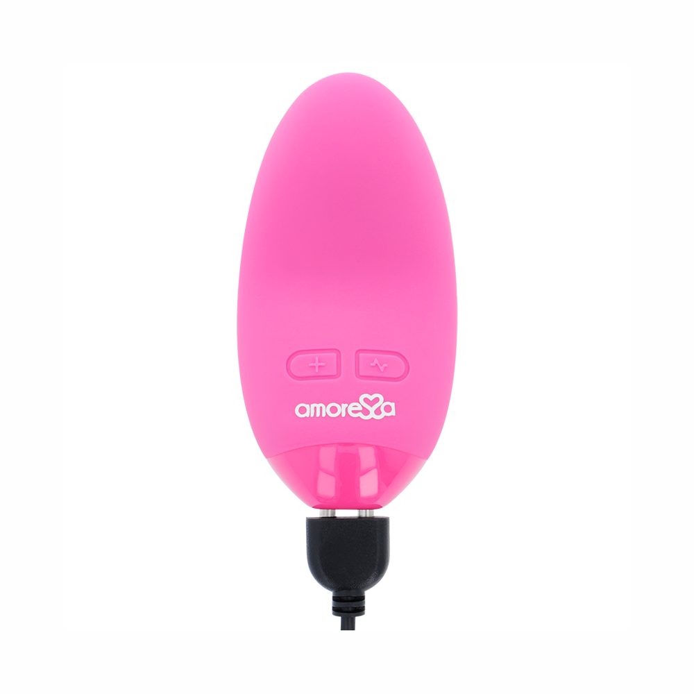 D-221125 AMORESSA BLOSSOM PINK VIBRATORE COMPATTO ERGONOMICO IN SILICONE