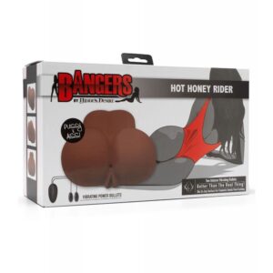 D-223162 HOT HONEY RIDER WITH VIBRATOR BROWN MASTURBATORE UOMO VAGINA ANO DI COLORE VIBRATORE TPR MORBIDO