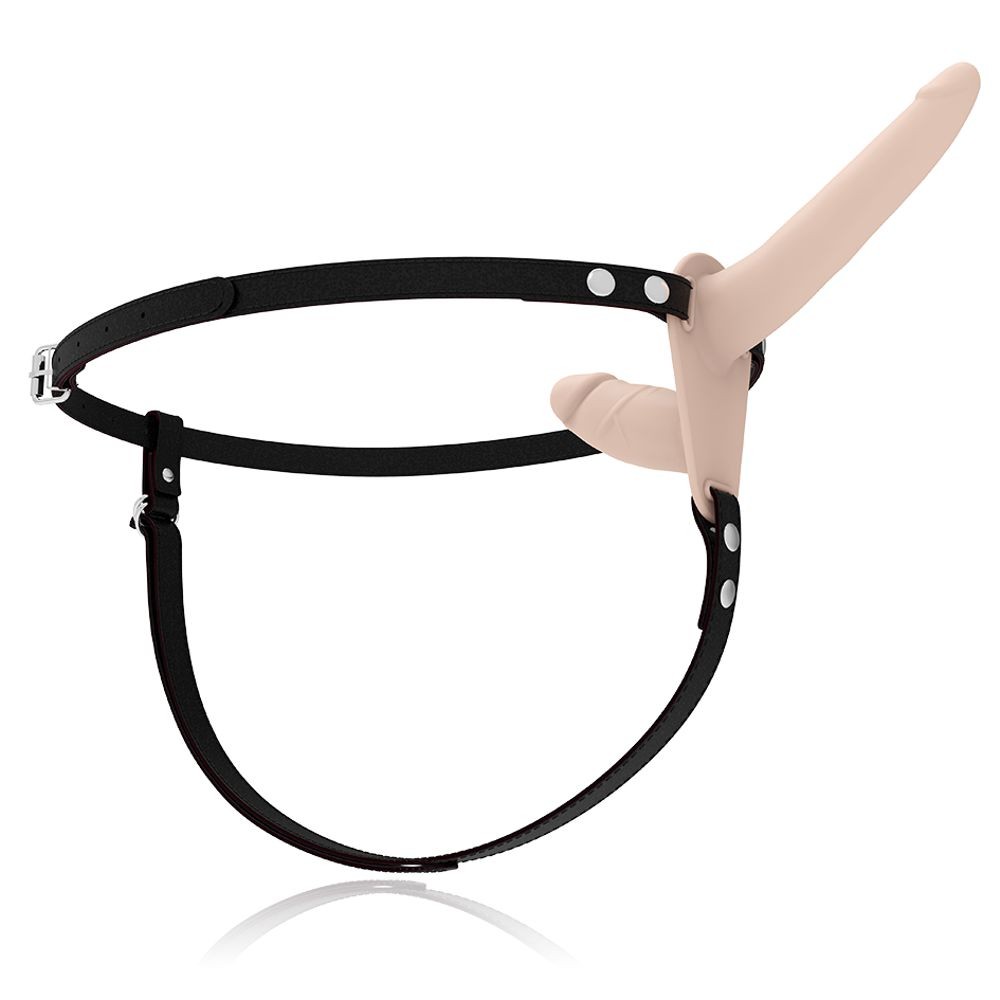 D-221271 FETISH SUBMISSIVE DOUBLE PENETRIX STRAP-ON FLESH UP