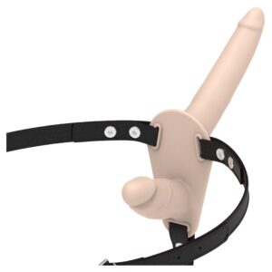 D-221271 FETISH SUBMISSIVE DOUBLE PENETRIX STRAP-ON FLESH UP