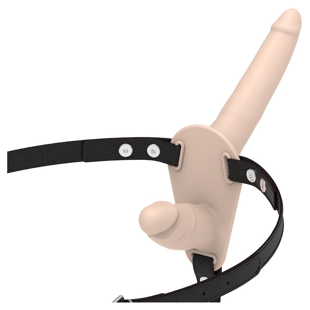 D-221271 FETISH SUBMISSIVE DOUBLE PENETRIX STRAP-ON FLESH UP