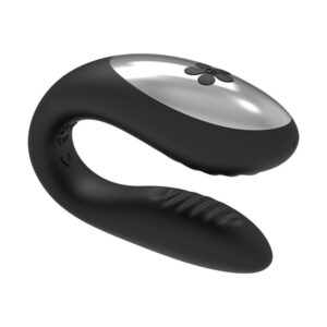 D-223059 BRILLY GLAM LOVE FOR PARTNER GIOCO DI COPPIA CON TELECOMANDO WIRELESS SILICONE NERO