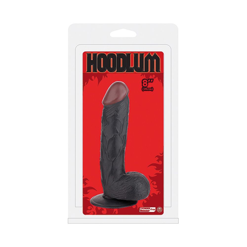 55078164 HOODLUM REALISTIC DONG CA. 20.0CM BLACK