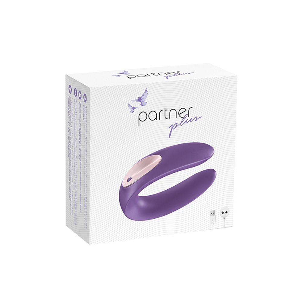 360030 SATISFYER PARTNER PLUS COUPLES VIBRATOR