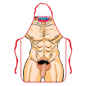 GREMBIULE UOMO SEXY CON PENE 3D IN GOMMA