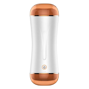 MASTURBATORE MASCHILE DOPPIO BOCCA VAGINA INTERATTIVO RICARICABILE USB