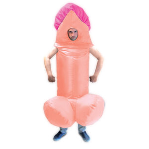 COSTUME INTERO PISELLO INDOSSABILE AUTO GONFIABILE GIGANTE