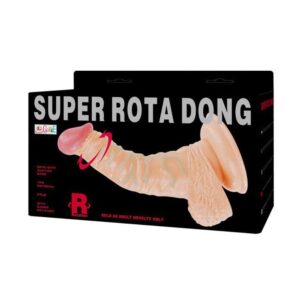 D-199975 FALLO REALISTICO IN TPR MORBIDO VIBRANTE ROTANTE VIBRATORE CON ROTAZIONE 20 CM