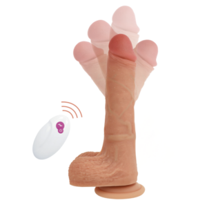 CYBER SILICOCK FALLO REALISTICO VIBRANTE ROTANTE IN SILICONE