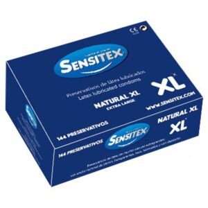 SENSITEX® PRESERVATIVI NATURALI EXTRA LARGE XL 57MM. 100% VEGAN 144 PEZZI