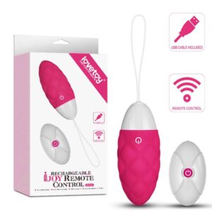 LOVETOY IJOY PINK 2 OVETTO VAGINALE IN SILICONE ROSA CON TELECOMANDO WIRELESS RICARICABILE USB