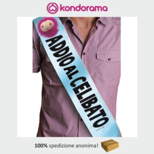 FASCIA ADDIO AL CELIBATO CON TETTE IN GOMMAPIUMA