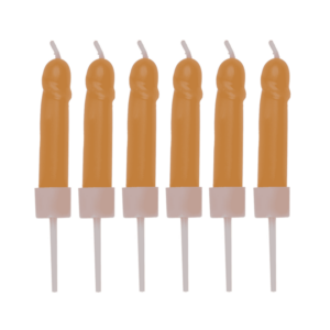 6 CANDELE A FORMA DI PISELLO