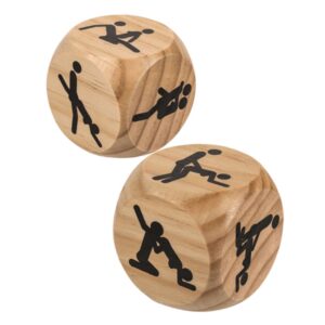 GRANDE DADO IN LEGNO CON POSIZIONI KAMASUTRA