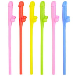 6 CANNUCCE COLORATE PISELLO DIVERTENTI RIUTILIZZABILI