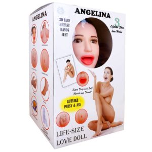 LOVE DOLL ANGELINA INFLATABLE 3D BODYPARTS VIBRATING BAMBOLA GONFIABILE