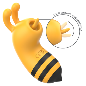 STIMOLATORE CLITORIDE VIBRANTE CON LINGUA OSCILLANTE