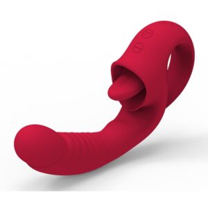 VIBRATORE PUNTO G CON LINGUA VIBRANTE USB