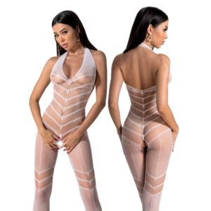 PASSION CATSUIT TUTINA OPEN WHITE ONE SIZE